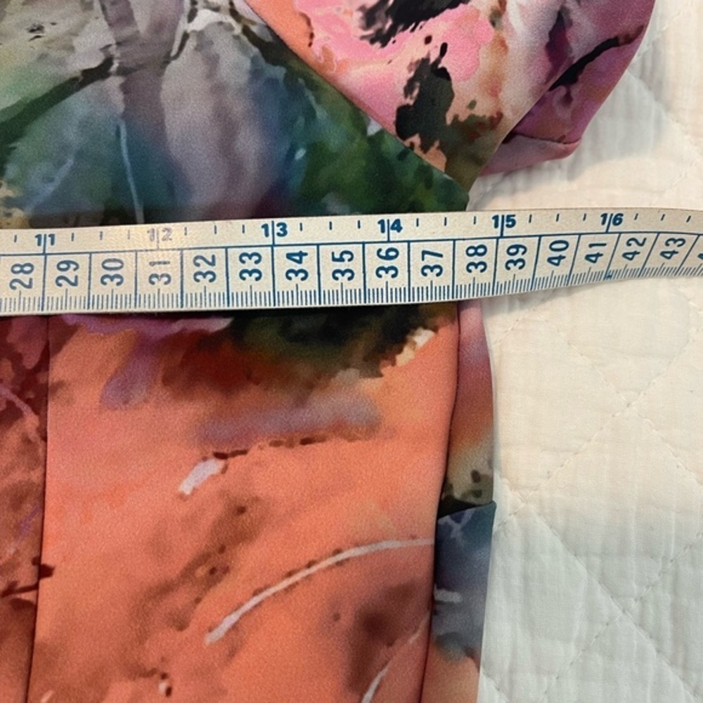Chiara Boni La Petite Robe Size 2 Watercolor Abstract Sleeveless Dress 38 EUC - Picture 14 of 14